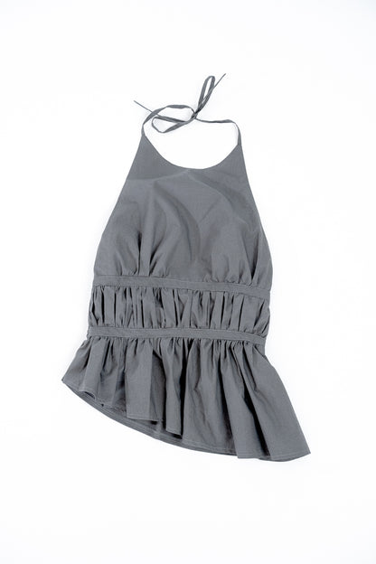 Top Froncé - gris
