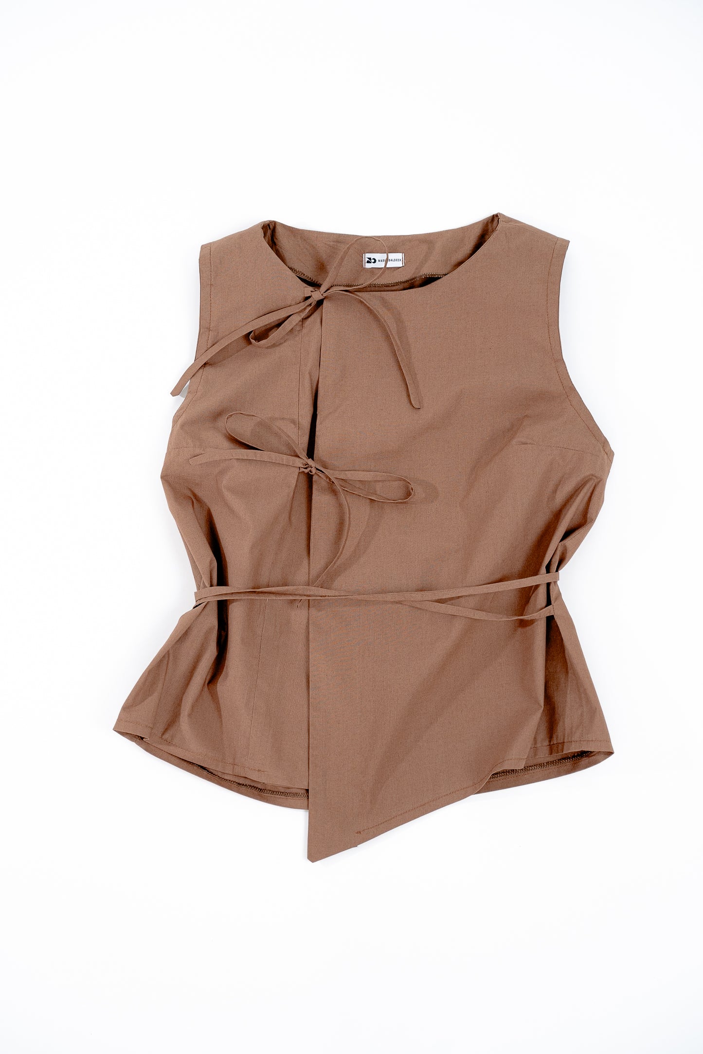 Top Noué - marron