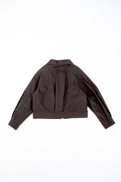 Veste à découpes - marron chocolat