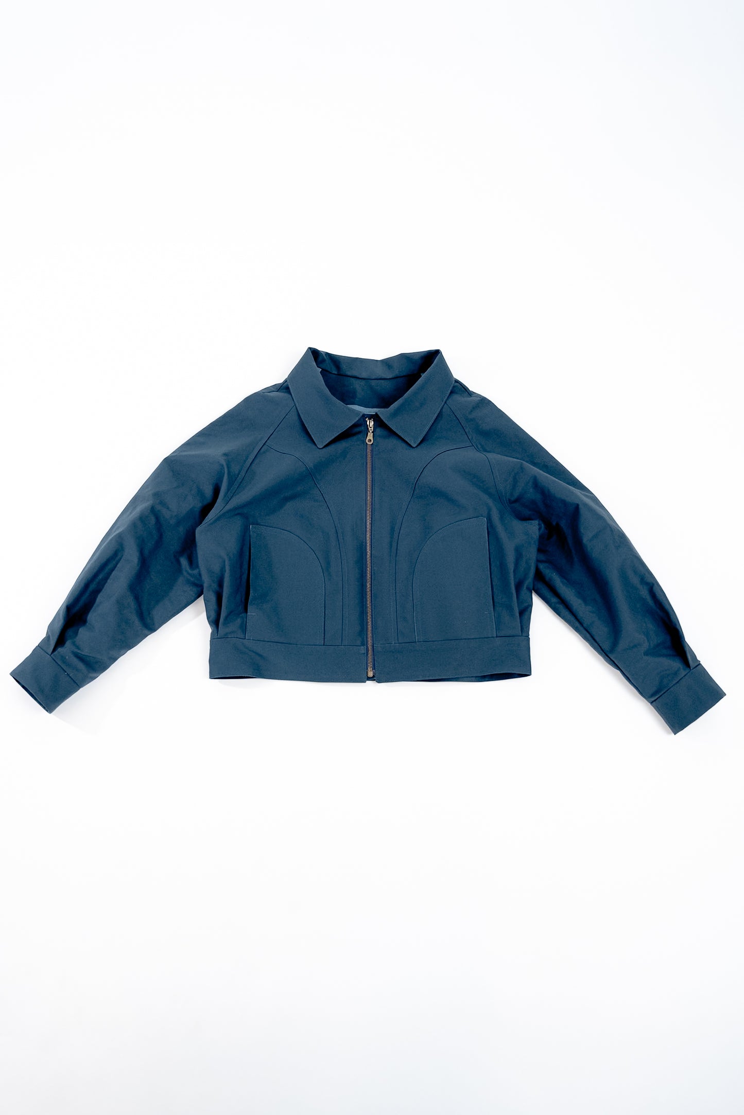 Veste à découpes - bleu pétrole