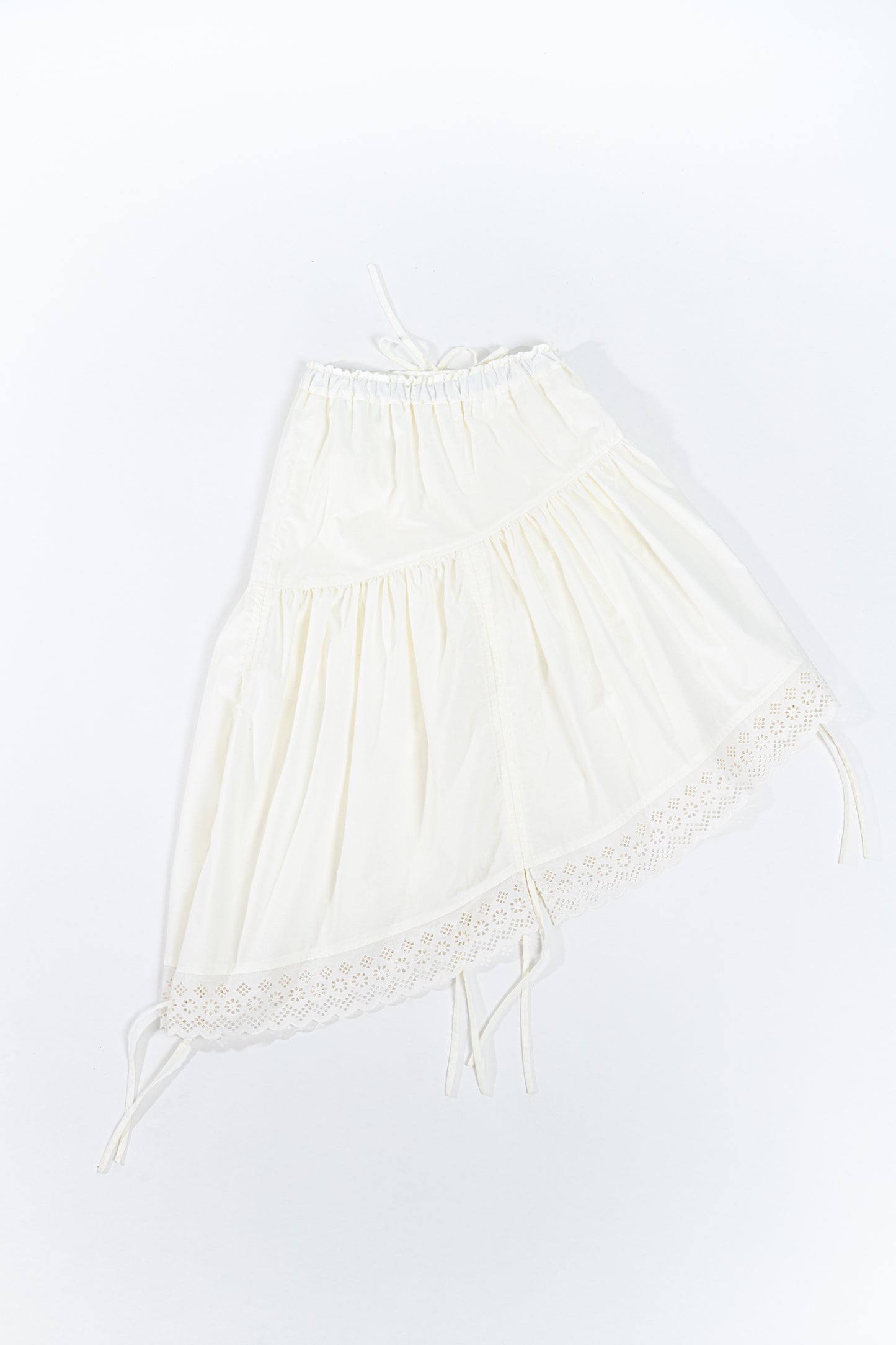 Jupe Froncée - broderie anglaise