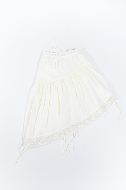 Jupe Froncée - broderie anglaise