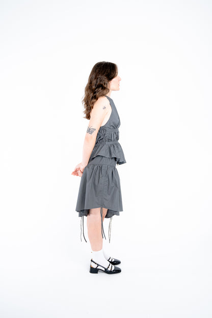 Top Froncé - gris