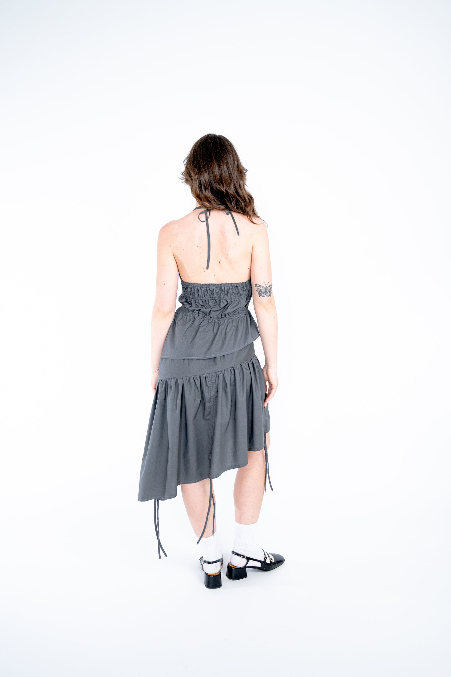 Top Froncé - gris