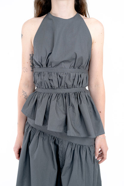 Top Froncé - gris