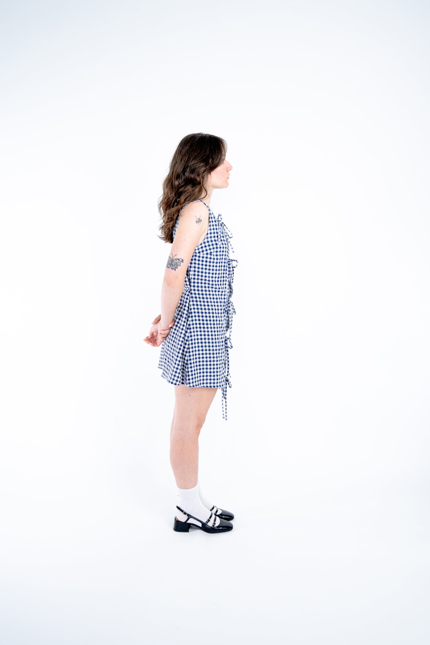 Robe courte Nouée - vichy