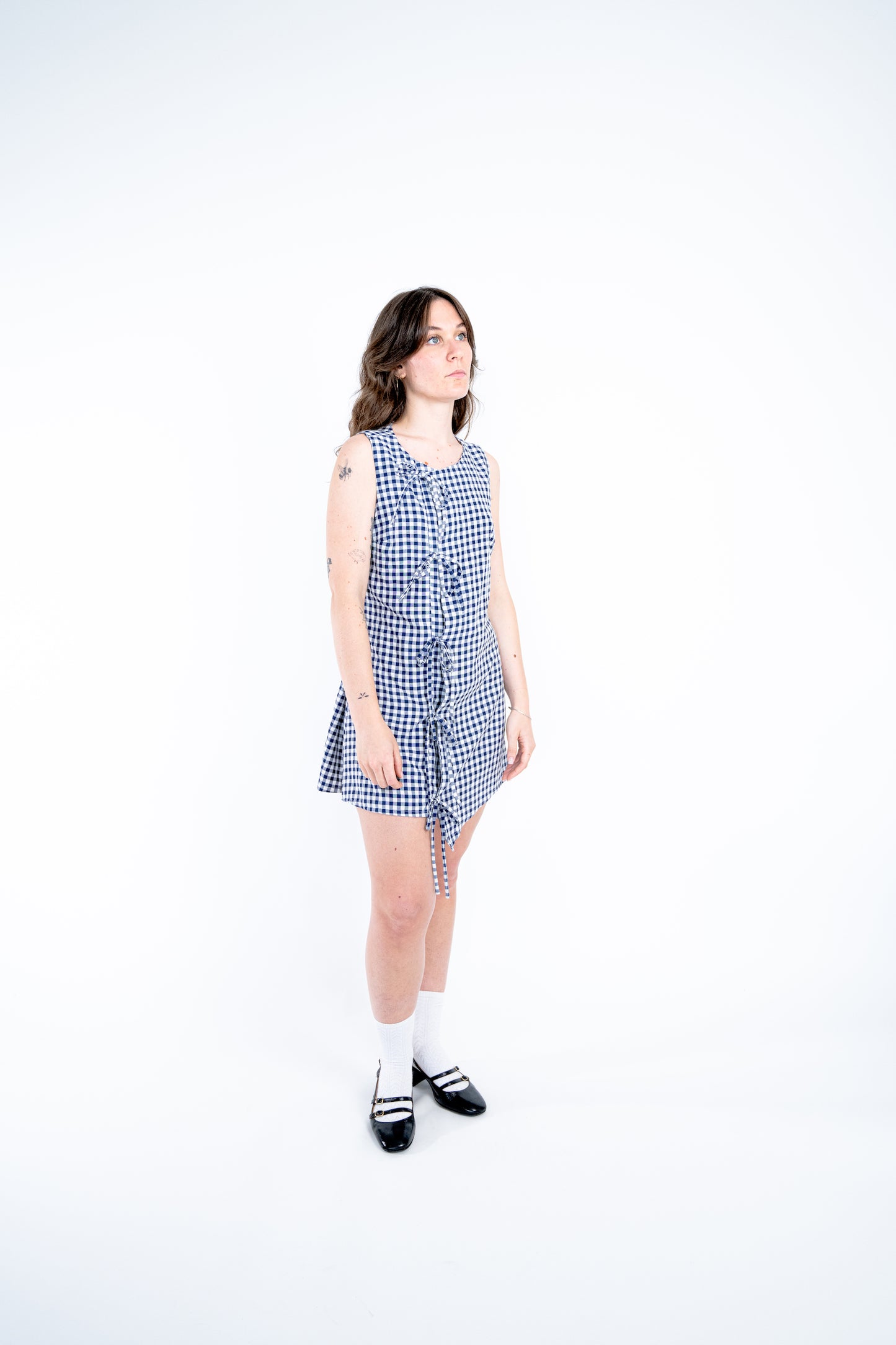 Robe courte Nouée - vichy