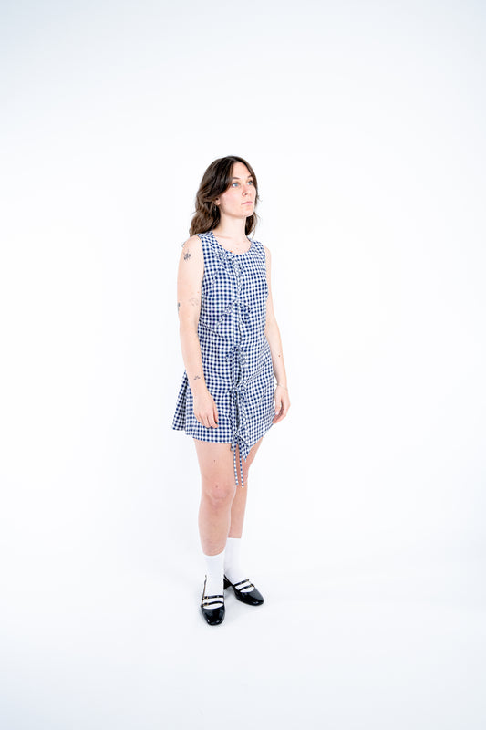 Robe courte Nouée - vichy
