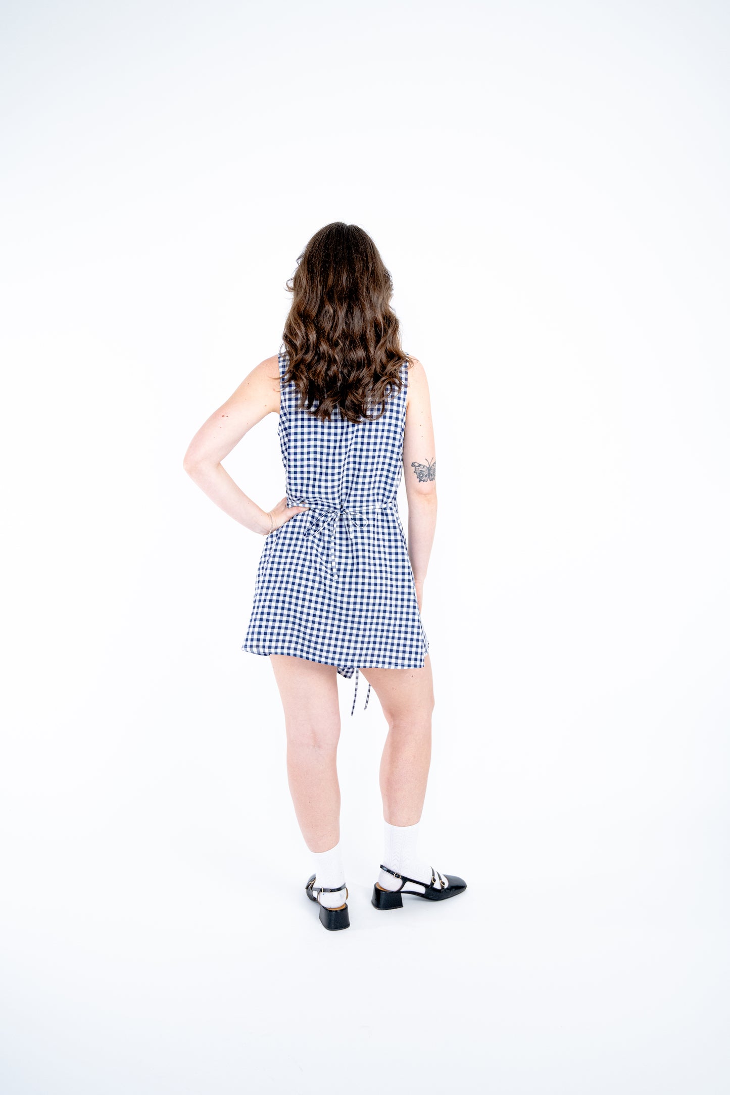 Robe courte Nouée - vichy