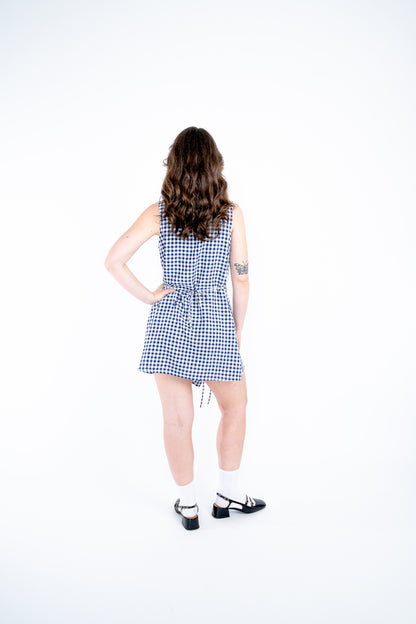 Robe courte Nouée - vichy