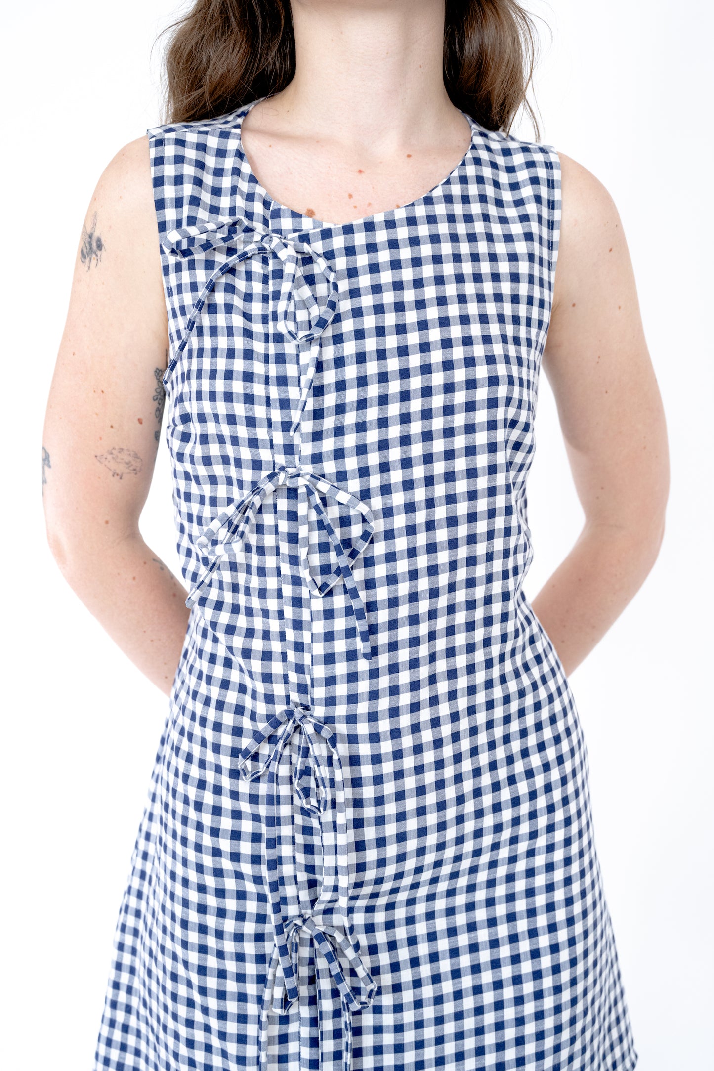 Robe courte Nouée - vichy
