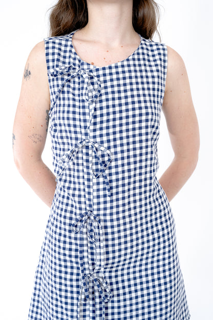 Robe courte Nouée - vichy