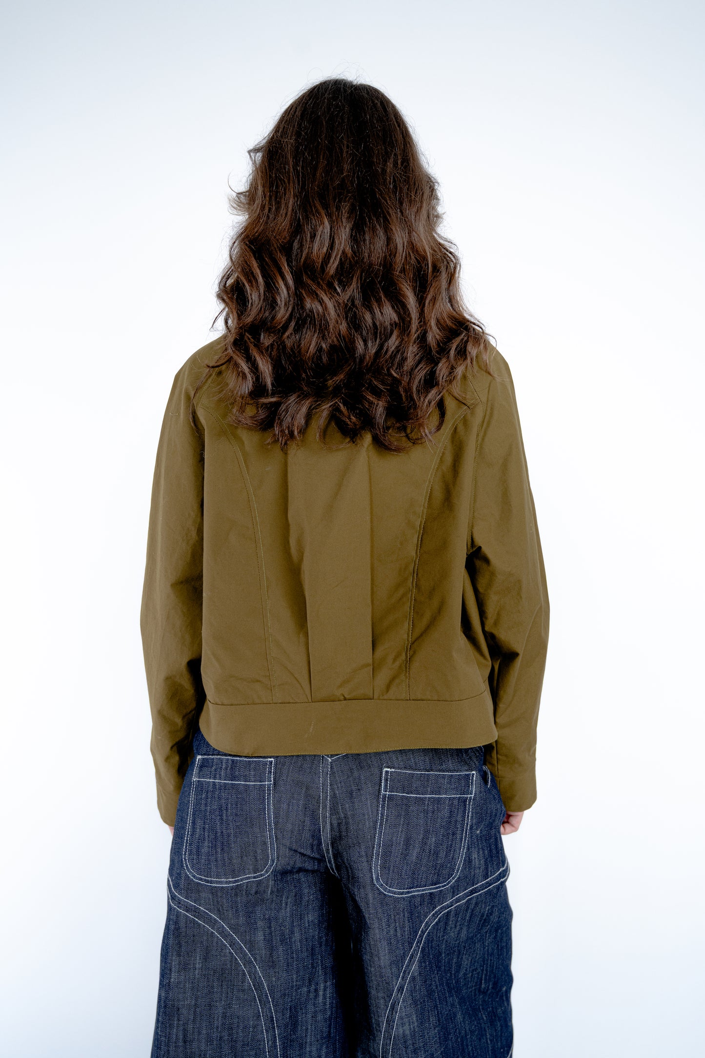 Veste à découpes - vert kaki