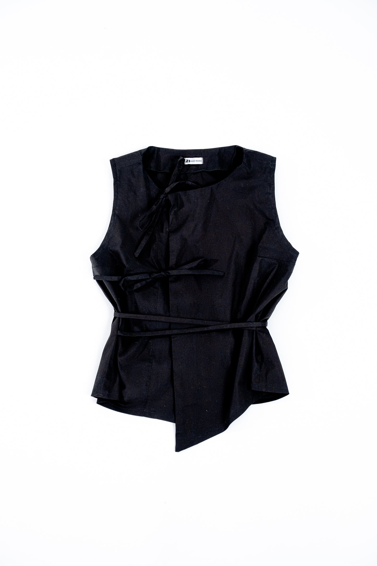 Top Noué - noir brun