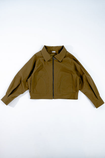 Veste à découpes - vert kaki
