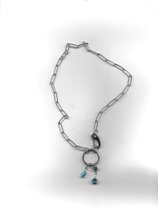 Collier B - bleu